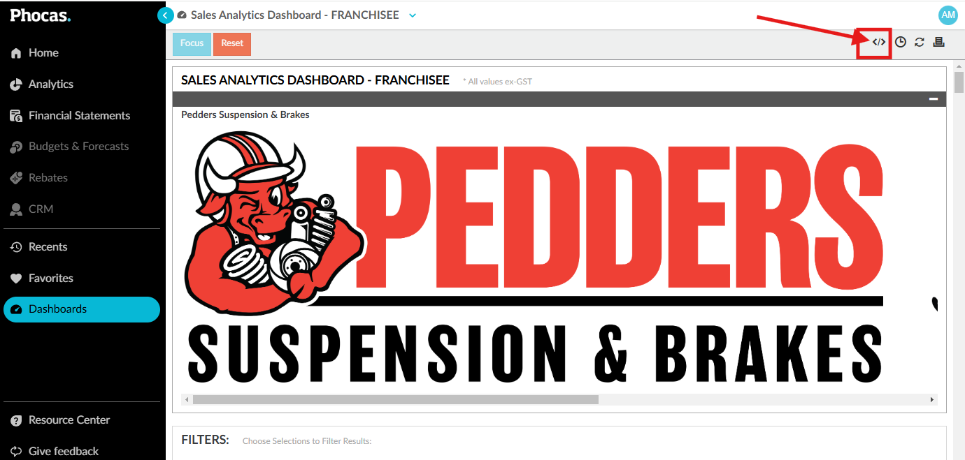 A red and black logoDescription automatically generated