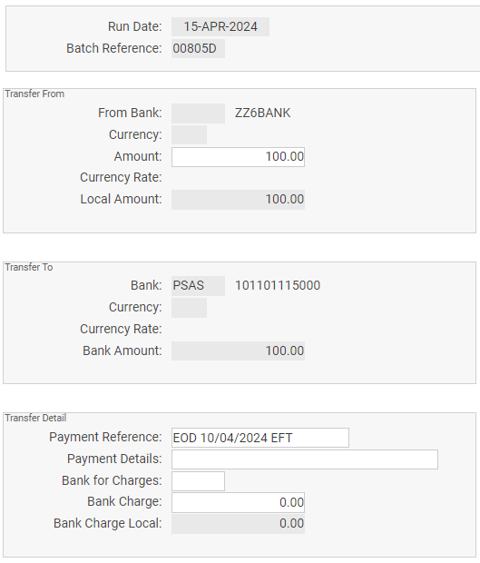 A screenshot of a bank accountDescription automatically generated